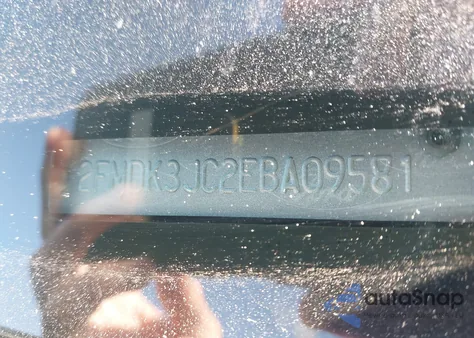 2014 Ford Edge Sel from USA, damaged, VIN 2FMDK3JC2EBA09581